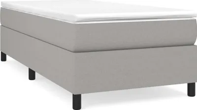 Obrázek produktu pro vidaXL Box spring bed frame light grey 80x200 cm fabric