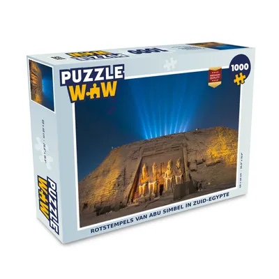 Obrázok produktu pre MuchoWow® Puzzle 1000 ks Skalné chrámy Abú Simbel v južnom Egypte