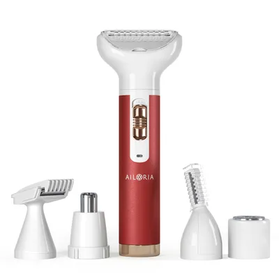 Zdjęcie produktu dla AILORIA EVAPORE SET - Golarka z różnymi nasadkami USB RED