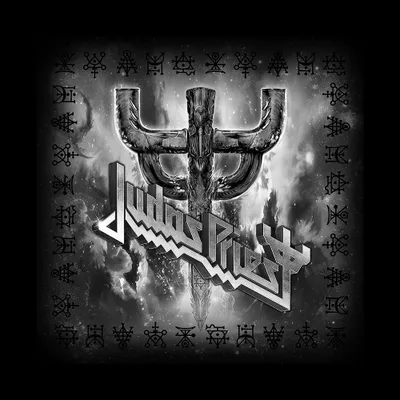 Produktbild von Judas Priest Schal Logo & Fork Black
