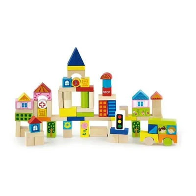 Produktbild von Viga 50287 75-teiliger Blocksatz - Stadt