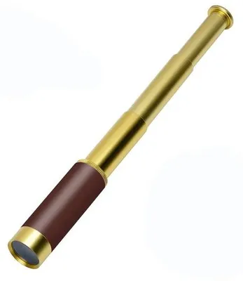 Produktbild von Retro-Monokulare - Messing - Spionglas - 25x30 - Zoombaar - Opvouwbar - Draagbar