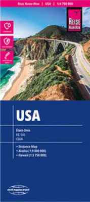 Immagine prodotto di Mappa Reise Know-How USA 1 : 4.700.000