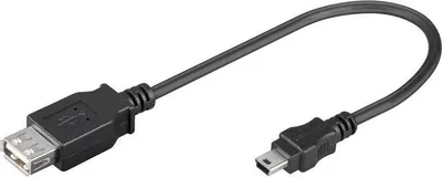 Immagine prodotto di Microconnect USBAFBM 0,2 m USB A Mini-USB B Schwarz Cavo USB (USBAFBM)