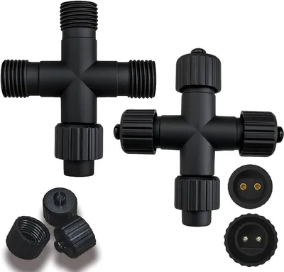 Produktbild von Splinterconnector 4-Wege, 2 Stück, für Sfeerverlichting, Gartenbeleuchtung