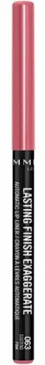 Produktbild von Rimmel Lasting Finish Exaggerate, Pink, Eastend Pink, Feuchtigkeitsspendend, Weichmachend, Frauen, Ricinus Communis (Castor) Seed Oil, Caprylic/Capric Triglyceride, Cera..., C, E
