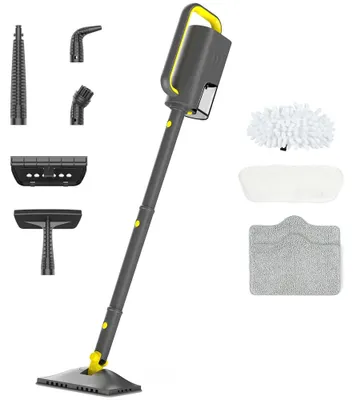 Obrázek produktu pro Parogenerátor na podlahy - SC-05 - 1300 W - 6 v 1 - rychlé nahřátí za 20 sekund - 2 stupně páry - otočná hlavice o 180° - zástrčka pro EU