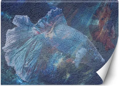 Produktbild von Vlies fototapete Meeresabstraktion 254x184 cm Feeby Blau inkl. Kleber einfache Montage