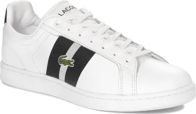 Produktbild von Lacoste Sneaker aus Echtleder Weiß mit Schnürung und weicher Stoff-Decksohle 747SMA0047147