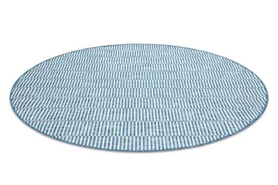 Produktbild von Teppich SISAL LOFT 21198 BOHO Kreis elfenbein/silber/blau beige rund 160 cm