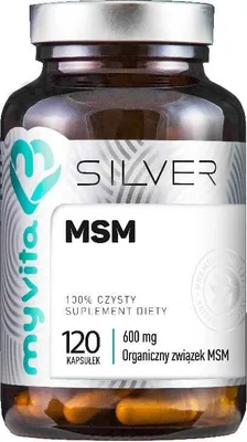 Produktbild von MyVita Silver Pure MSM 600mg 120 Capsules