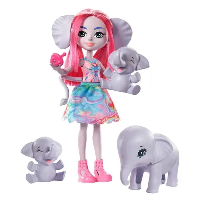 Image de Enchantimals Esmeralda Famille d'éléphants