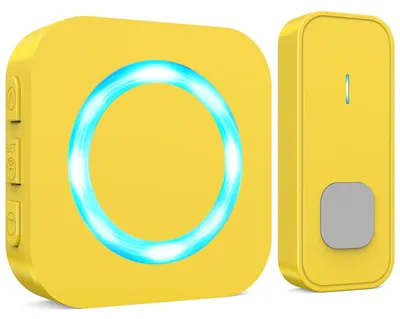 Immagine prodotto di SURFOU: campanello wireless, portata 400 m, campanello senza fili con ricevitore plug-in, per porta d'ingresso, da esterno, impermeabile, campanello wireless con 55 suonerie,