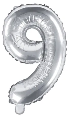 Obrázok produktu pre PartyDeco FB10M-9-018, Hračkársky balón, Fólie, Strieborná, Jednofarebné, Univerzálne, Univerzálne