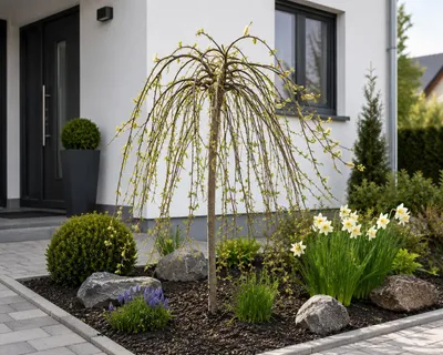 Zdjęcie produktu dla Zimotrwała wierzba karłowata jako pęd ozdobny ok. 80 cm - Salix arbuscula do ogrodu i wanny - Kup wierzbę nordycką