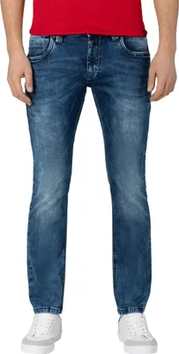 Produktbild von Timezone Stretch Denim Jeans Hose Stone Wash Slim Freizeithose Größe: 38W / 32L
