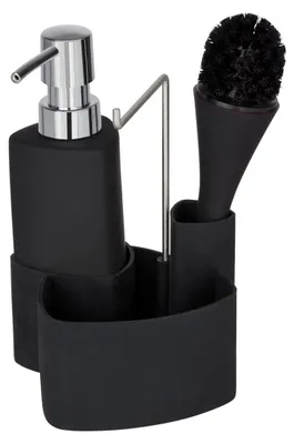 Immagine prodotto di WENKO Set per lavastoviglie Mod. Empire Black, con spazzola per piatti