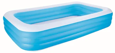 Produktbild von Bestway® Family Pool 305 x 183 x 56 cm, hellblau, eckig