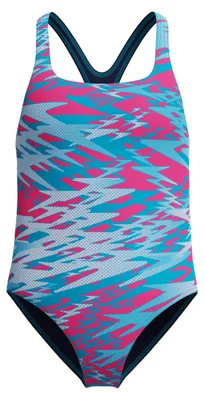 Image de Maillot de bain Speedo Hyperboom Allover Print Medalist pour filles