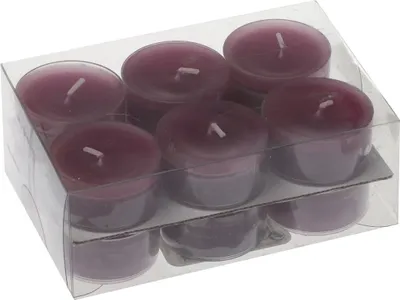 Produktbild von Teelichter in Kunststoffhülle Brombeer 18/38mm, 12er-Pack Steinhart Kerzen in RAL-Kerzen Güte Qualität