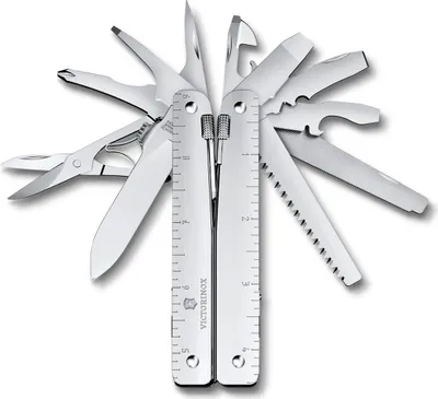 Produktbild von Victorinox Swiss Tool MX 3.0327.MN Multitool Anzahl Funktionen 26 Silber