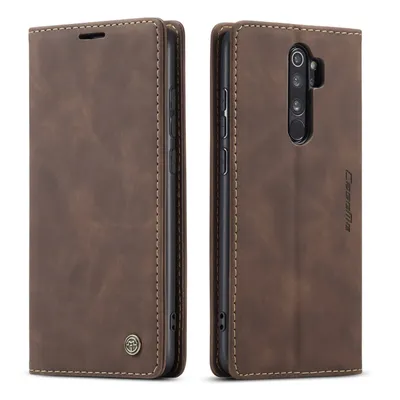 Obrázek produktu pro Redmi Note 8 Pro Pouzdro, RetroPolyuretanKožené Pouzdro, Kapsy na Karty, Magnetické Uzavírání, Pouzdro s Funkcí Stojánku pro Xiaomi Redmi Note 8 Pro Káva