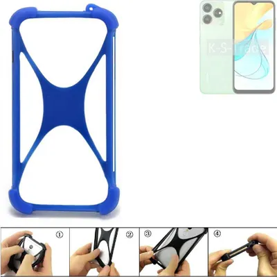 Produktbild von K-S-Trade Handy Hülle kompatibel mit ZTE Axon 50 Lite Silikon Schutzhülle Cover Case Bumper Silikoncase TPU Softcase Schutz Hülle Smartphone