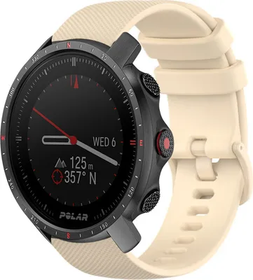 Produktbild von Strap-it Polar Grit X Pro Silikonarmband (beige)