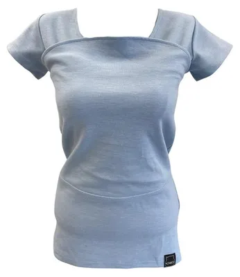 Produktbild von Womboo Beutelshirt - Damen - Größe XXL - Hellblau