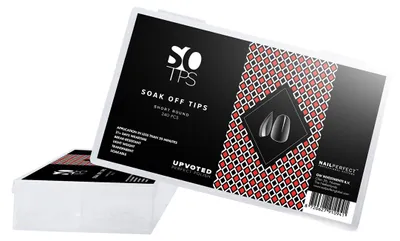 Obrázek produktu pro NailPerfect UPVOTED Soak Off Tips Short Round 240st
