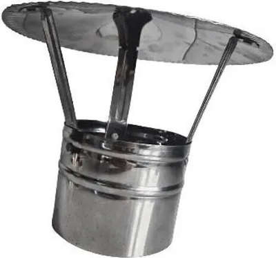 Produktbild von Regenhaube Edelstahl Ø 195mm Schornsteinabdeckung Kaminhaube Kaminabdeckung