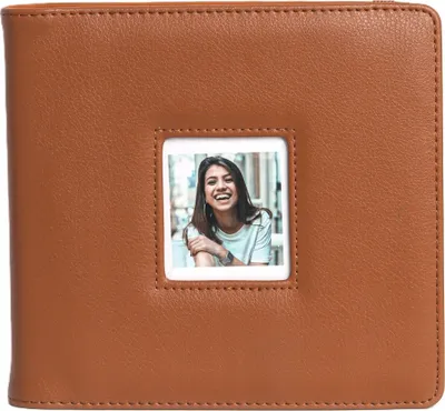 Produktbild von Album mit 36 Fotoecken, 288 Stück. Fotoalbum für Polaroid GO / Braun