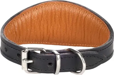 Produktbild von Flamingo Rondo Halsband breit schwarz, Maße: 26-32 cm / 50 mm