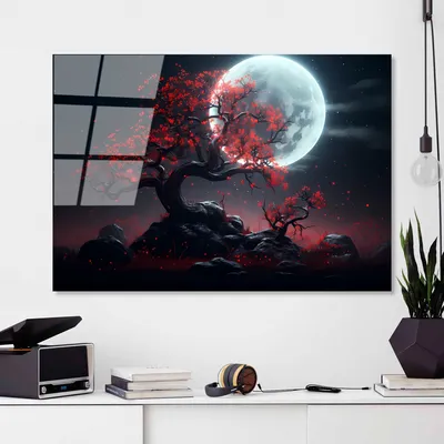 Image de Wallity, UV-1215 - 70 x 100, tableau acrylique, multicolore, 100 % verre trempé, 70 x 100 cm