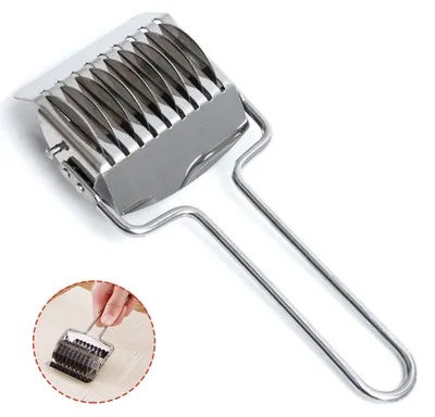 Nudelschneider aus Edelstahl, Nudelroller, Pasta-Spaghetti-Maker