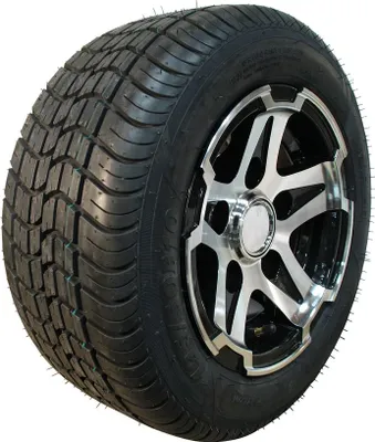 Rad + Reifen 195/50 B10 (18x8,00-10) Zoll 6,00I x 10H2 NaRubb 67/112/5
