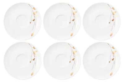 Zdjęcie produktu dla Seltmann Weiden - Zestaw 6 spodków 16.5cm Liberty Golden Rose Hip