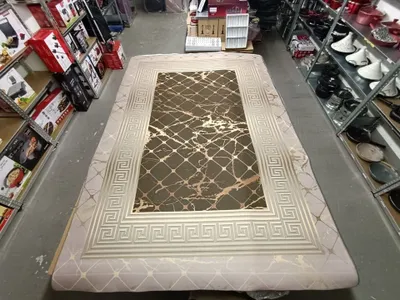 Produktbild von r Teppich im Marmor- und Griechischen Design, 260x180 cm