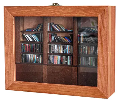Image de Étagère avec 200 mini-livres