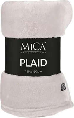 Obrázok produktu pre Fleecová deka Mica Decorations Famke - D180 x B130 cm - béžová