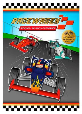 Imagen del producto de Overige Merken Sticker- En Speelboek Racewagens