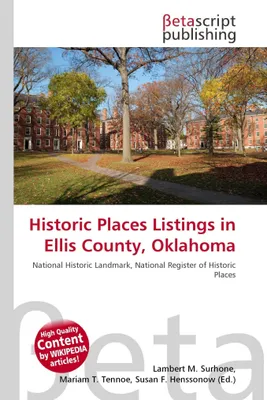 Produktbild von Historic Places Listings in Ellis County, Oklahoma