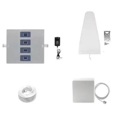 Immagine prodotto di Amplificatore di segnale 4G LTE, 800/1800/2100/2600 MHz, antenna LOG a lungo raggio, potenziamento del segnale multiutente, B20, B7, B3, B1