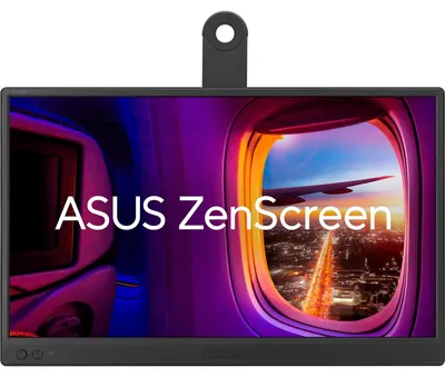 Obrázok produktu pre ASUS ZenScreen MB169CK, 39,6 cm (15.6"), 1920 x 1080 px, Full HD, LCD, 5 ms, Čierna