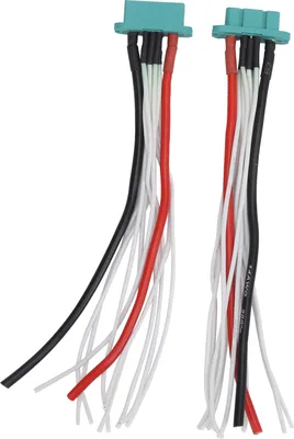 Image de Câble de connexion MPX vert mâle et femelle 9+2 mâles pour drones RC à voilure fixe