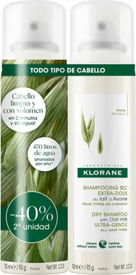 Immagine prodotto di A LA MILK OF OATS duo shampoo secco extra delicato 2 x 150ml