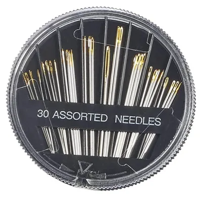 Produktbild von Nähnadeln Set 30 Stück Edelstahl für Handnähen Leder Jeans Strickprojekte