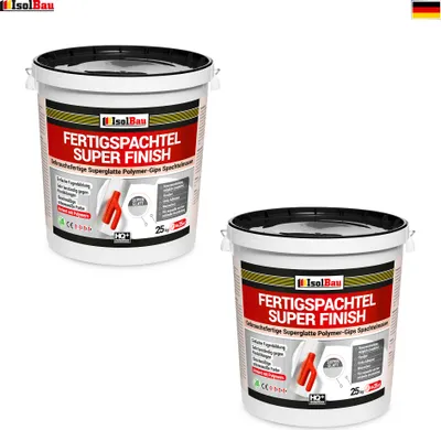Produktbild von IsolBau Spachtelmasse 50kg Fertig Spachtel masse Super Finish Q4 Fugenspachtel