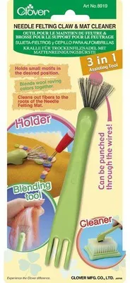 Produktbild von Kralle und Mattenreinigungsbürste  für Trockenfilznadel von Clover