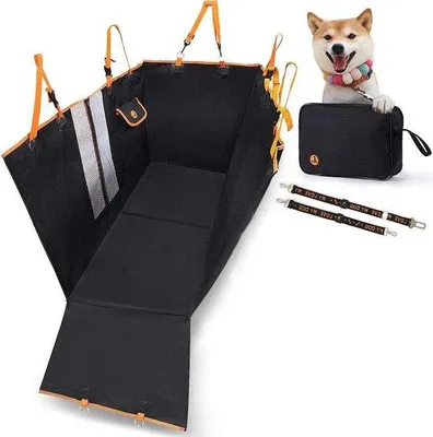 Produktbild von Hundeauto Sitzbezug, robust, schwarz, rutschfest